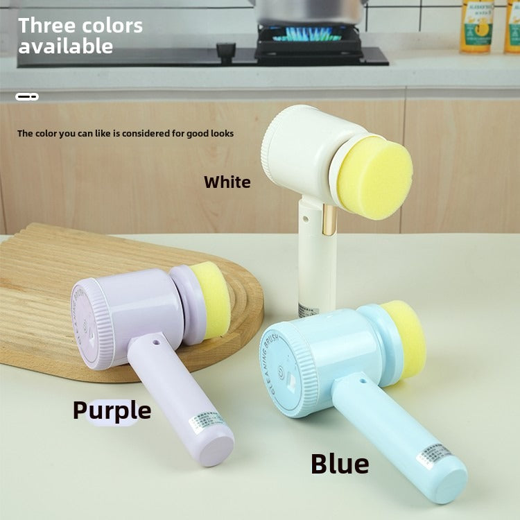 SpinClean Pro – Electric Spin Scrubber with Interchangeable Brush Heads