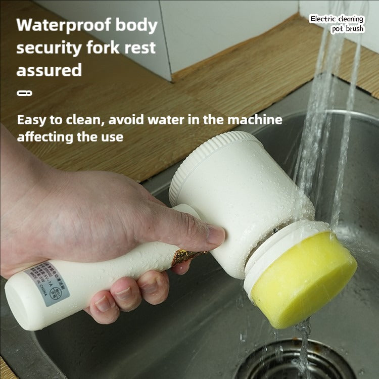 SpinClean Pro – Electric Spin Scrubber with Interchangeable Brush Heads