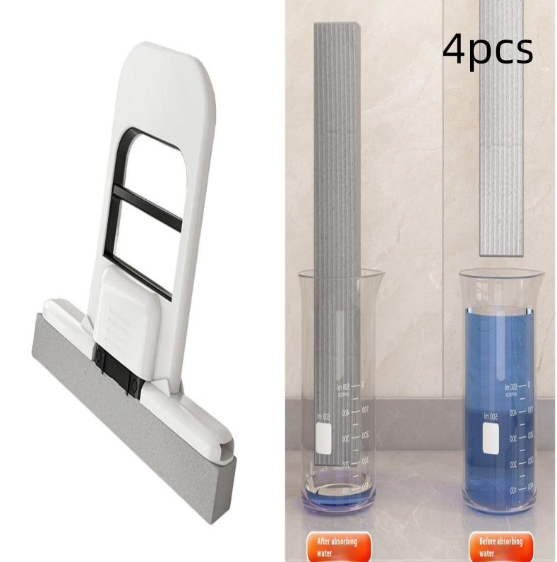 MiniMop Pro – Foldable Handheld Sponge Mop for Kitchen, Bathroom & More